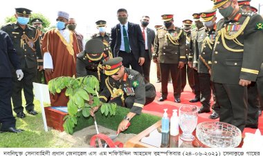 নতুন সেনা প্রধানের দায়িত্ব গ্রহণ