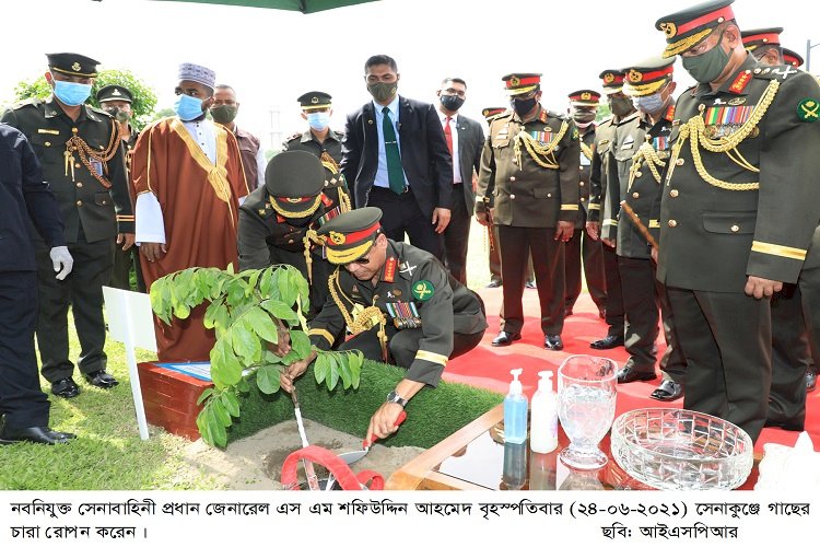 নতুন সেনা প্রধানের দায়িত্ব গ্রহণ