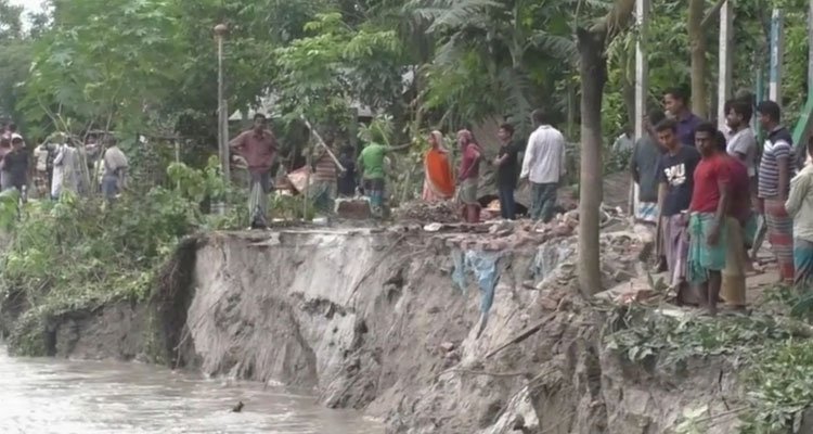 কুড়িগ্রামে নদী ভাঙনে এক সপ্তাহে দুইশতাধিক ঘরবাড়ি বিলীন