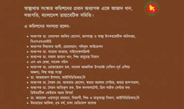 স্বাস্থ্য খাত সংস্কারে ১২ সদস্য বিশিষ্ট কমিশন করেছে সরকার