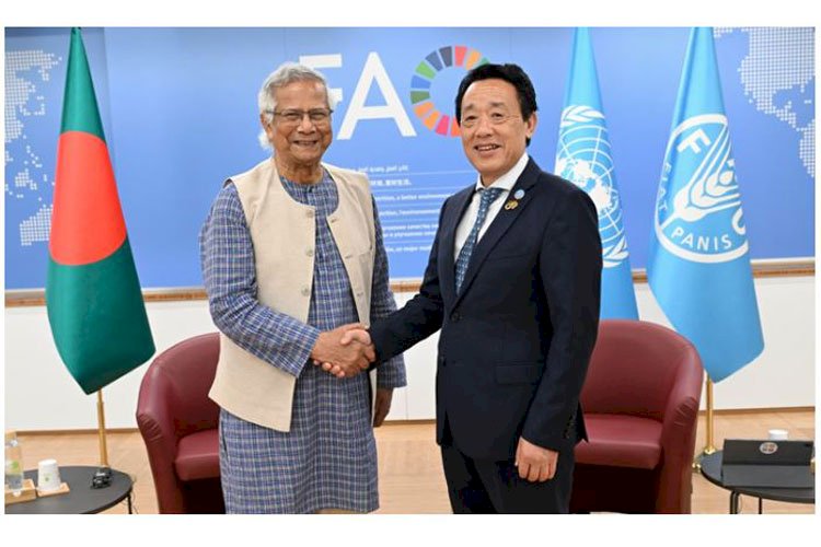 বাংলাদেশের গভীর সমুদ্রে মৎস্য আহরণ ও ফল রপ্তানিতে সহায়তার আশ্বাস এফএও মহাপরিচালকের