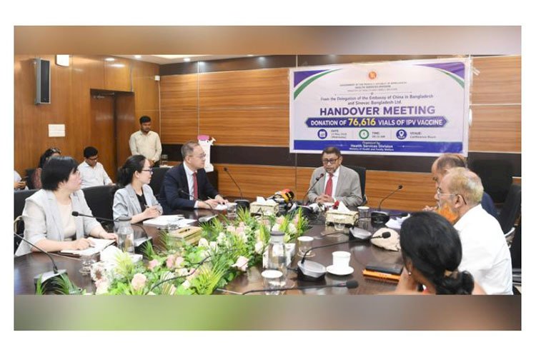 সরকারকে প্রায় ৪ লাখ ডোজ পোলিও টিকা দিয়েছে ‘সিনোভ্যাক ফাউন্ডেশন’